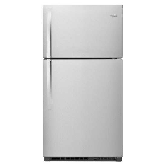 Whirlpool 33 Inch Top Freezer Refrigerator, Stainless Steel - WRT541SZDM