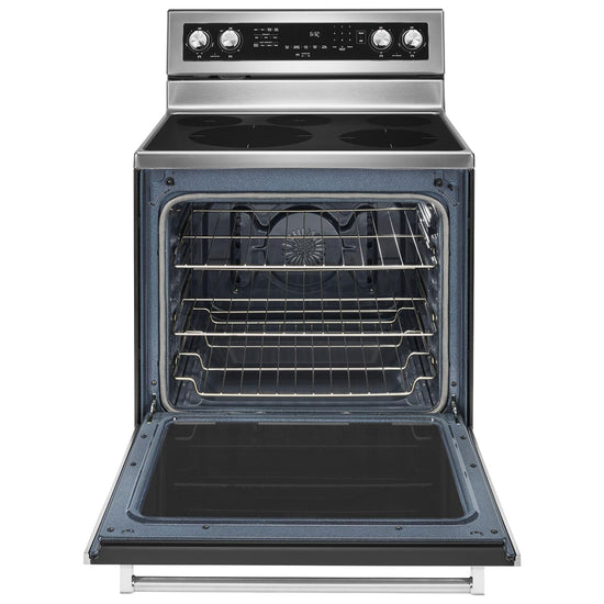 KitchenAid 30" Smooth Top Electric Range, True Convection - YKFEG500ESS