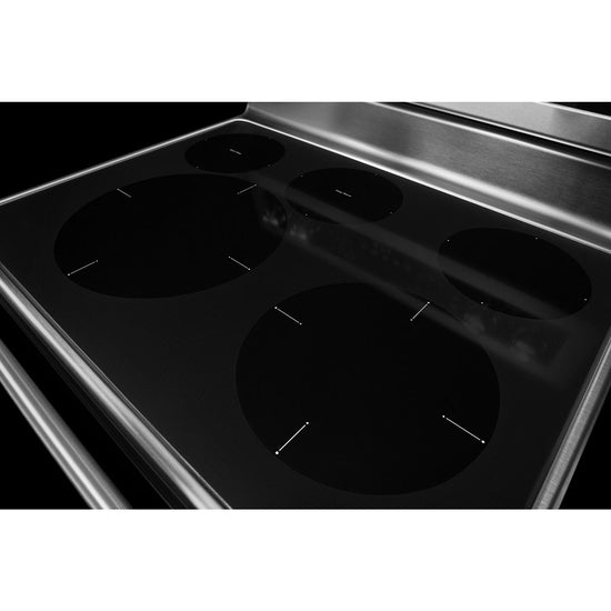 KitchenAid 30" Smooth Top Electric Range, True Convection - YKFEG500ESS