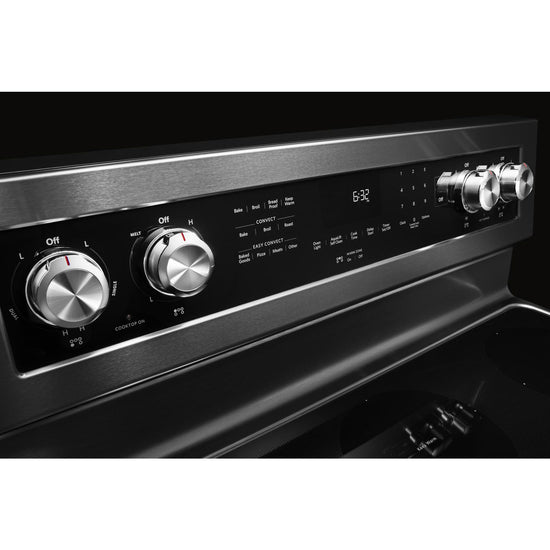 KitchenAid 30" Smooth Top Electric Range, True Convection - YKFEG500ESS