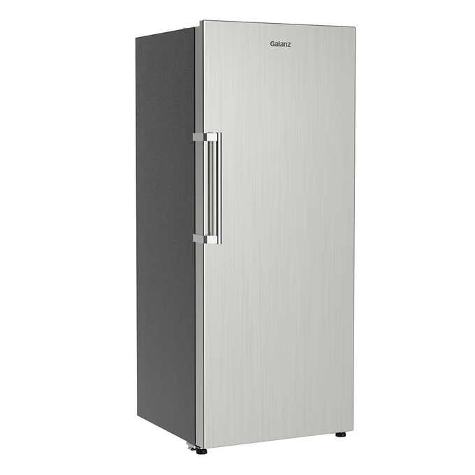 Galanz 28 Inch Convertible Upright Freezer/Refrigerator, Stainless Steel - GLF16US2E23