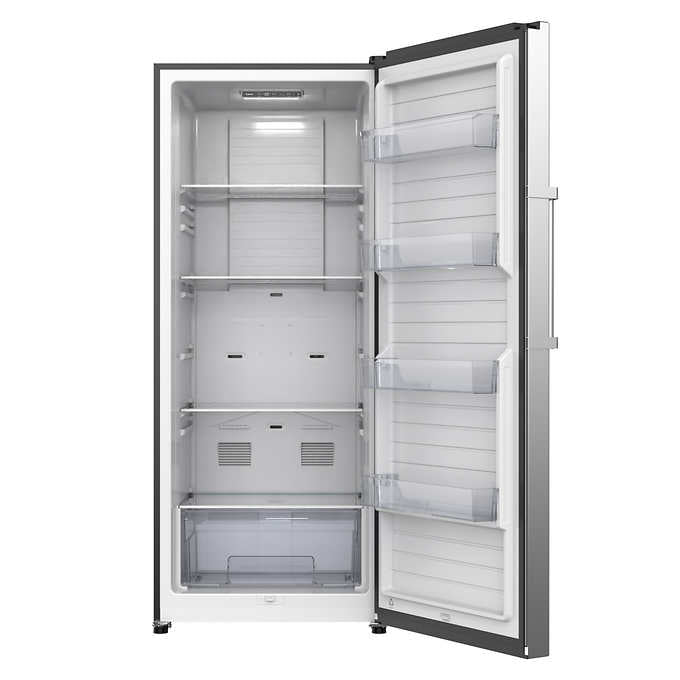 Galanz 28 Inch Convertible Upright Freezer/Refrigerator, Stainless Steel - GLF16US2E23