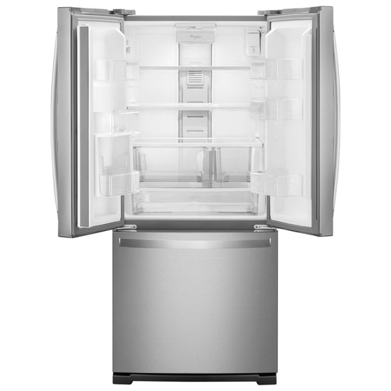 Whirlpool 30 Inch French Door Refrigerator with 19.7 Cu. Ft. Capacity, Fingerprint Resistant Stainless - WRF560SEHZ