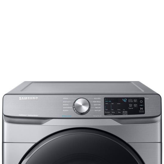Samsung 7.5 cu ft Platinum Electric Dryer with Steam Sanitize - DVE45T6100P/AC