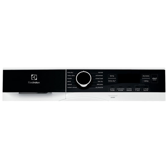 Electrolux 4.0 Cu. Ft. Electric Steam Dryer, White - ELFE422CAW