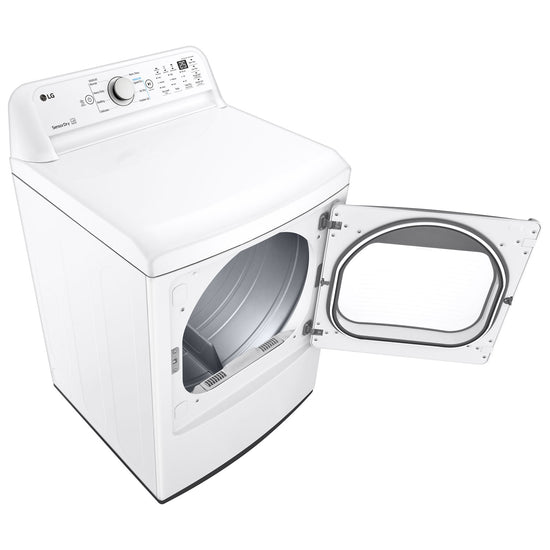 LG 7.3 Cu. Ft. Vented Electric Dryer, White - DLE7150W