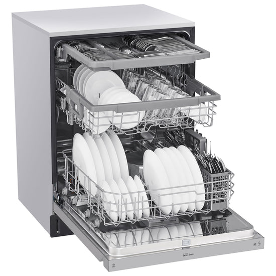 LG 24 Inch Built-In Dishwasher, Stainless Steel - LDFN4542S