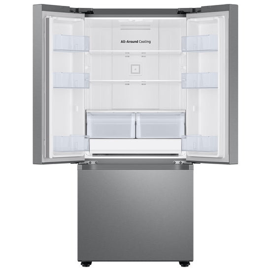 Samsung 30 Inch French Door Refrigerator with 22.1 Cu. Ft. Capacity, Stainless Steel - RF22A4111SR/AA