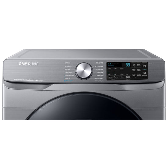 Samsung 7.5 Cu. Ft. Gas Steam Dryer, Platinum - DVG45B6305P/AC