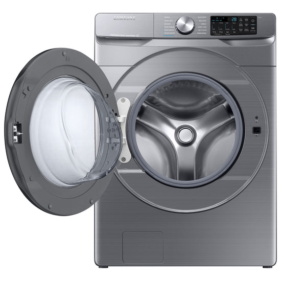 Samsung 5.2 Cu. Ft. Front Load Steam Washer, Platinum - WF45B6300AP/US