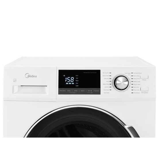 Midea 24 Inch Front Load Washing Machine, 3.1 cu. ft. - MLH27N5AWWC