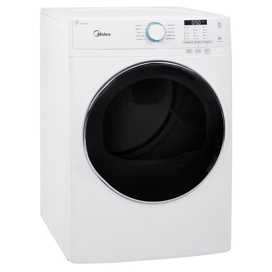 Midea 8.0 cu. ft. White Electric Dryer with Stacking Kit - MLE52N5AWW