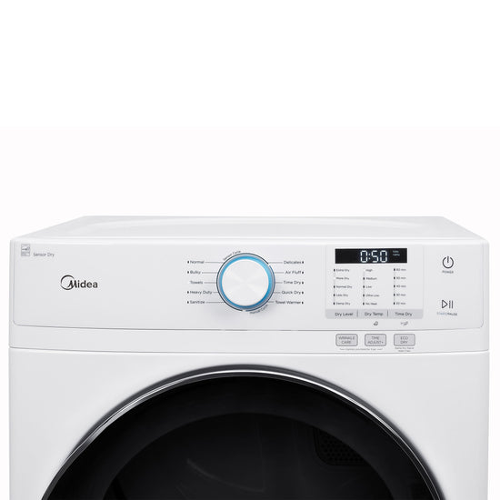 Midea 8.0 cu ft Electric Dryer, White - MLE52N5AWW