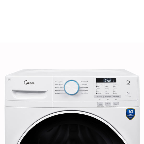 Midea 5.2 cu ft Front Load Washer, White - MLH52N5AWW