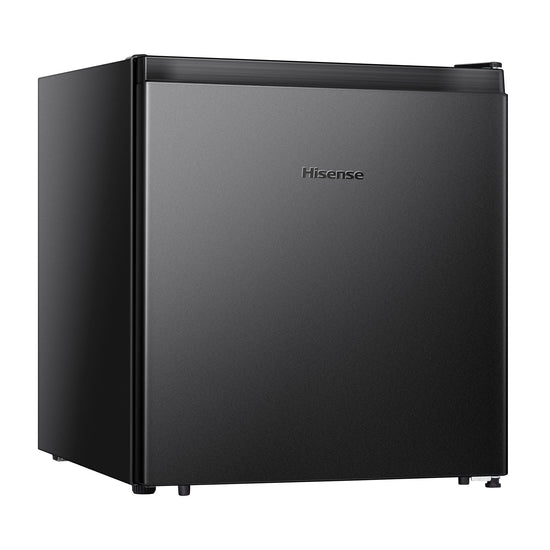 Hisense 1.6 cu ft. Black Compact Fridge with Reversible Door - RC16C1GBE