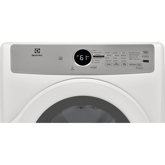 Electrolux 27 Inch Electric Front Load Dryer, 8.0 cu. ft. - ELFE733CAW