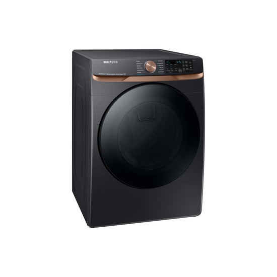 Samsung 7.5 Cu. Ft. Electric Steam Dryer, Black Stainless Steel - DVE50BG8300VAC