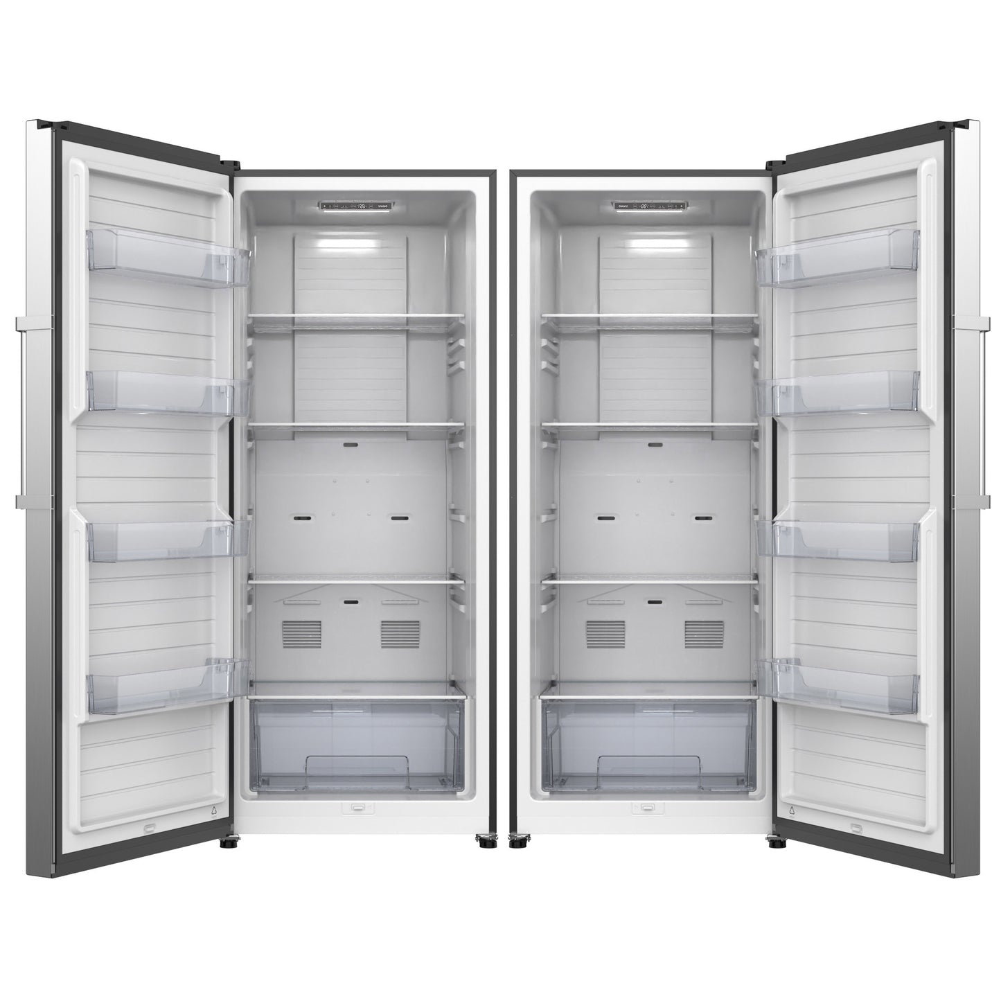 Galanz Stainless Steel Convertible Upright Freezer or Refrigerator Bundle, 32 cu.ft. - GLF16US2E23 x 2