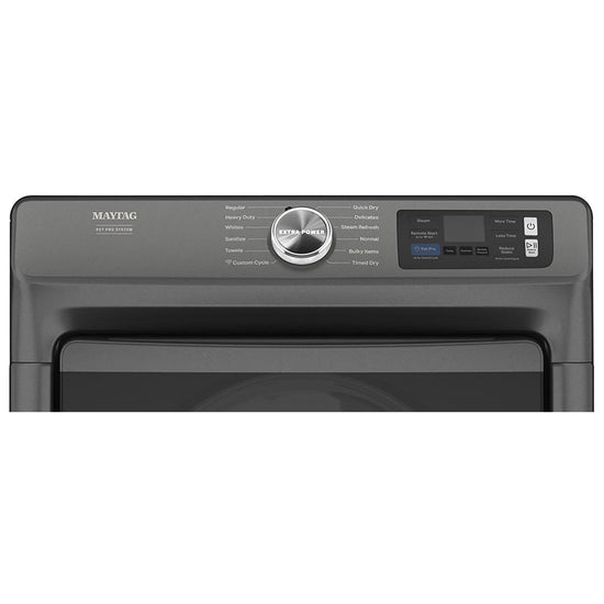 Maytag 7.4 Cu. Ft. Pet Pro Smart Electric Dryer, Volcano Black - YMED7020RU