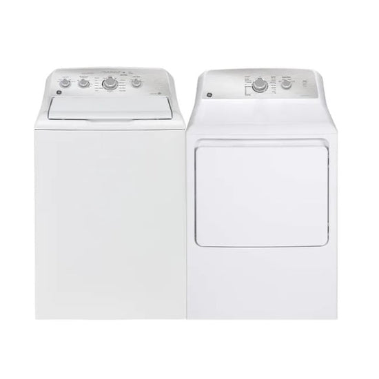 GE 27 in 7.2 cu.ft. White Electric Top Load Dryer with SaniFresh Cycle - GTD45EBMRWS