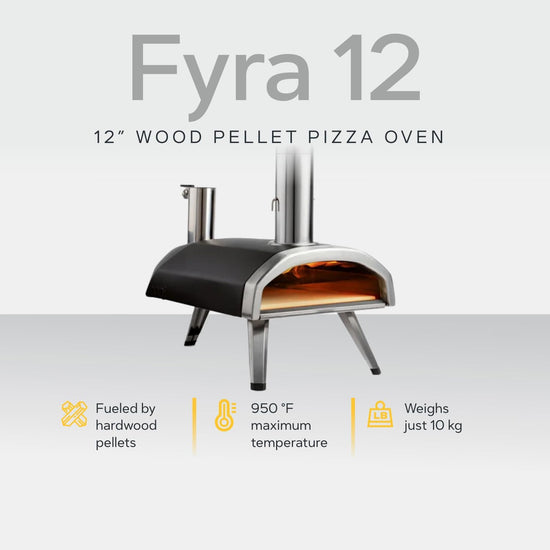 Ooni Fyra 12 Wood Pellet Outdoor Pizza Oven - UU-P0AD00