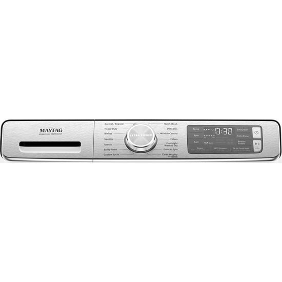 Maytag 27 Inch Front Load Smart Washer with 5.0 cu.ft. Capacity, White - MHW8630HW