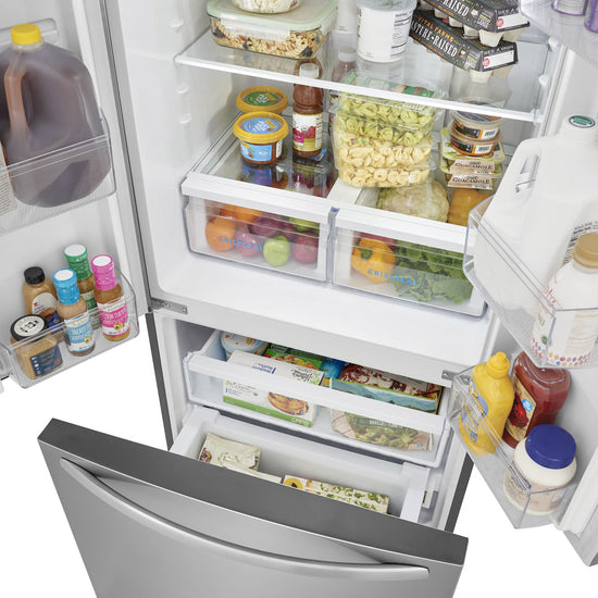 Frigidaire 31.5 Inch Counter-Depth French Door Refrigerator, 17.6 cu. ft. - FRFG1813AV