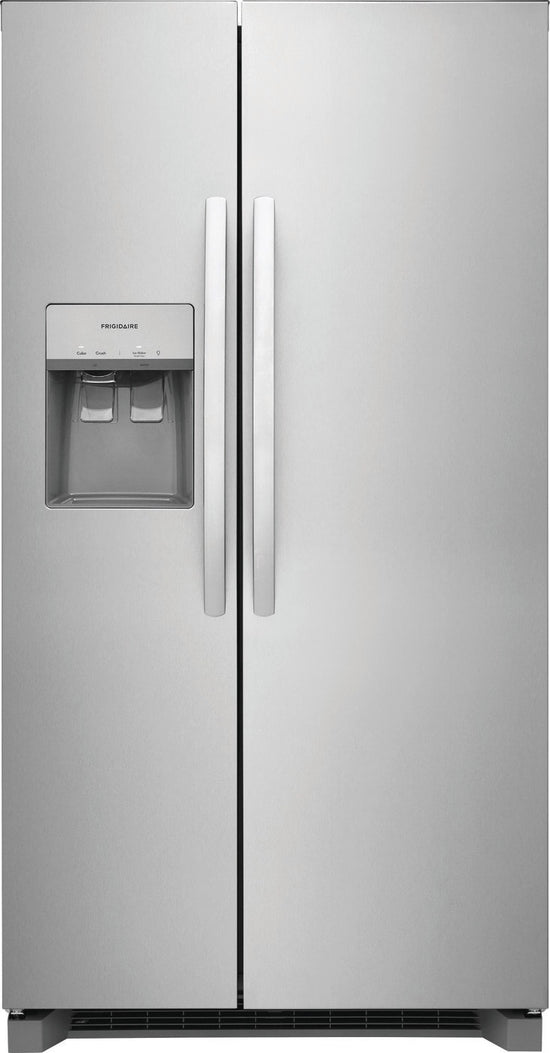 Frigidaire 36 Inch Counter-Depth Side-by-Side Refrigerator 22.3 cu. ft., Stainless Steel - FRSC2333AS