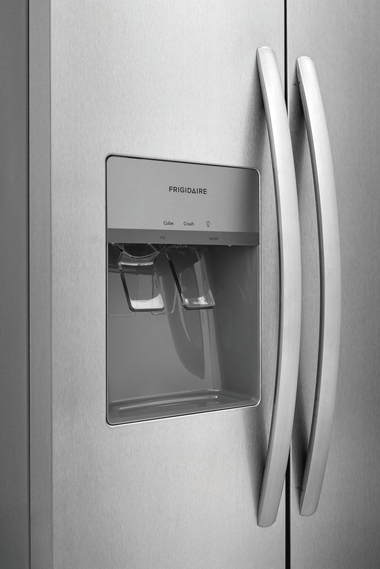 Frigidaire 36 Inch Counter-Depth Side-by-Side Refrigerator 22.3 cu. ft., Stainless Steel - FRSC2333AS
