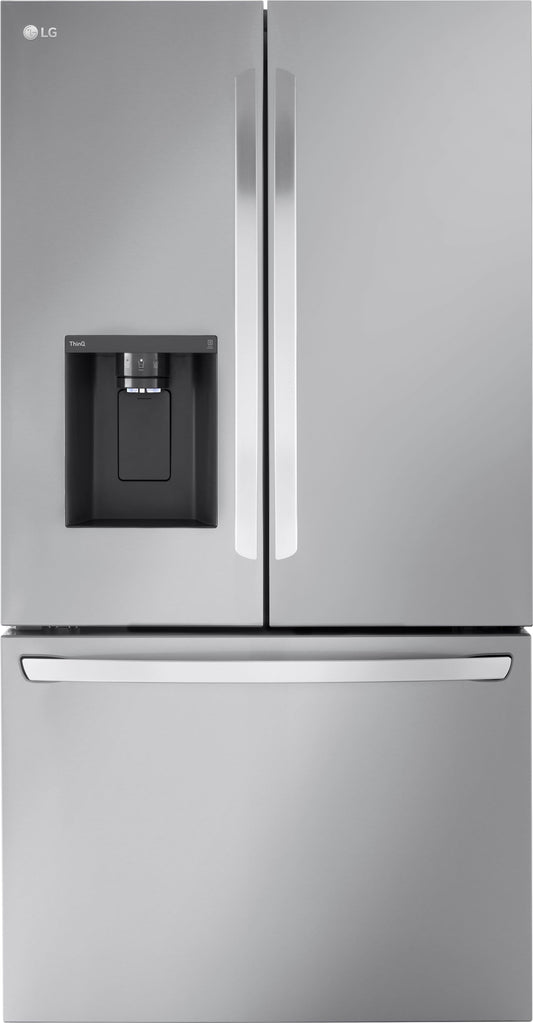 LG 36 Inch Counter-Depth French Door Refrigerator, 25.5 Cu. Ft., Stainless Steel - LRFXC2606S