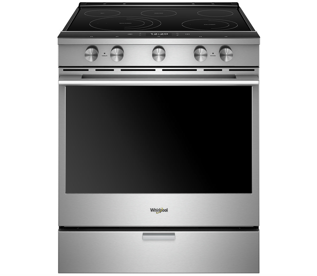Whirlpool 5-Burner Electric Range with True Convection and Touchscreen - YWEEA25H0HZ
