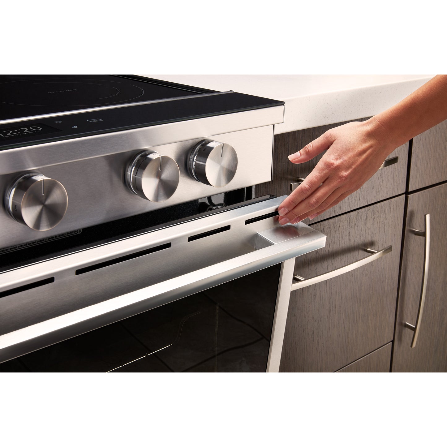 Whirlpool 5-Burner Electric Range with True Convection and Touchscreen - YWEEA25H0HZ