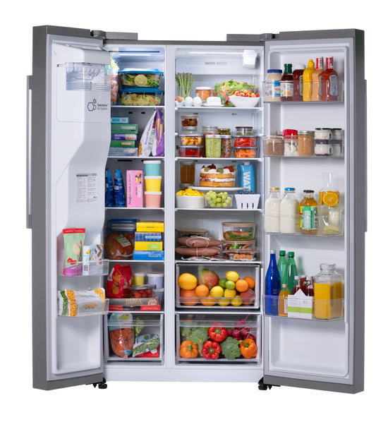 LG 36 Inch Side-by-Side Refrigerator, 26.6 cu. ft., PrintProof Stainless - LS27T3230S
