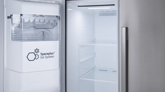 LG 27 cu. ft. Side-by-Side Refrigerator with Ice and Water Dispenser, PrintProof Stainless Steel - LS27T3230S