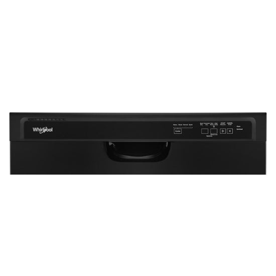 Whirlpool 24 Inch Front Control Built-in Dishwasher, Black - WDF341PAPB