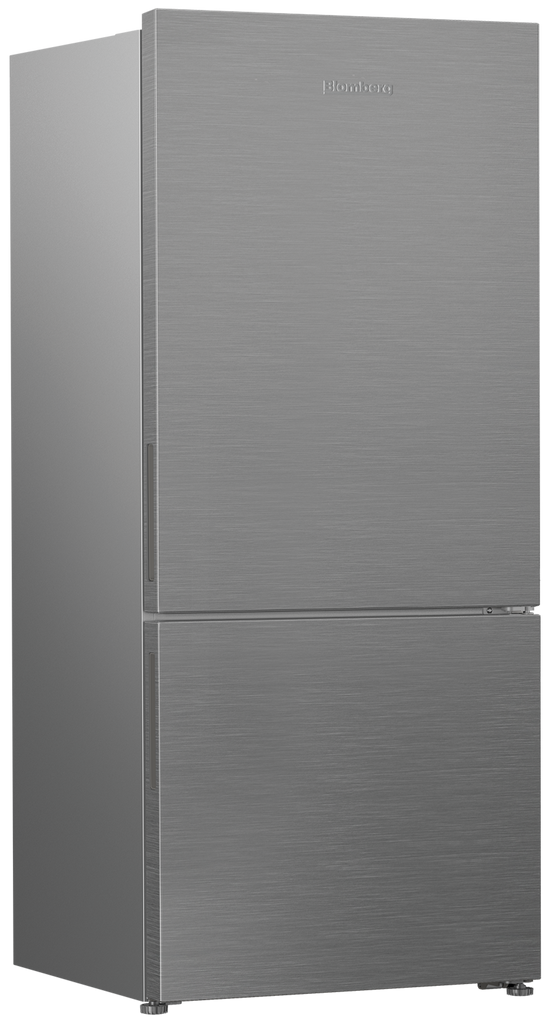 Blomberg 30 Inch Counter Depth Bottom-Freezer Refrigerator with 16.1 cu. ft. Capacity, Stainless Steel - BRFB21612SS
