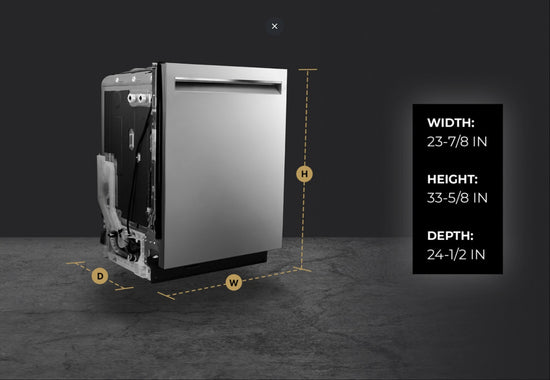 JennAir 24 Inch Fully Integrated Dishwasher with 13 Place Settings - JDTS3924SP