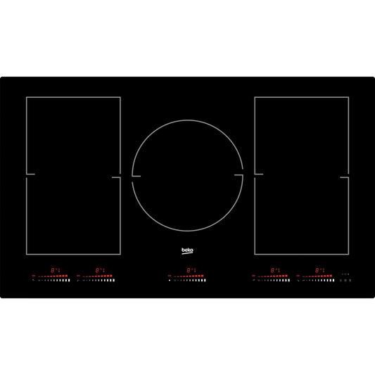 Beko 36" Built-In Induction Cooktop with 5 Zones - BCTI36510