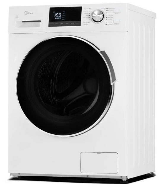 Midea 24 Inch Front Load Washing Machine, 3.1 cu. ft. - MLH27N5AWWC