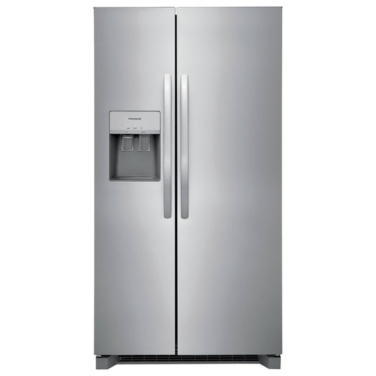 Frigidaire 36 Inch Side-by-Side Refrigerator with 25.6 Cu. Ft. Capacity, Stainless Steel - FRSS26L3AF