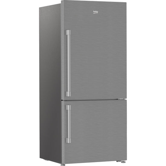 Beko 30 Inch Bottom Freezer Refrigerator, Fingerprint-Free Stainless Steel - BFBF30216SS BEKO