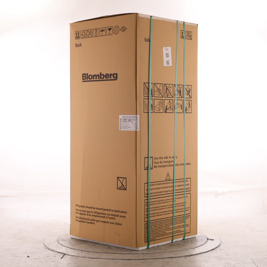 Blomberg 30 Inch Counter Depth Bottom-Freezer Refrigerator with 16.1 cu. ft. Capacity, Stainless Steel - BRFB21612SS