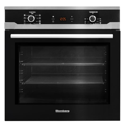 Blomberg 24 Inch Single Electric Wall Oven, Black - BWOS24110B