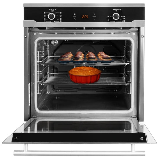 Blomberg 24 Inch Single Electric Wall Oven, Black - BWOS24110B