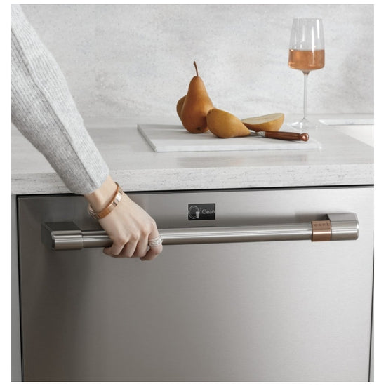 Cafe 24 Inch Built-In Top Control Dishwasher, Stainless Steel - CDT875P2NS1