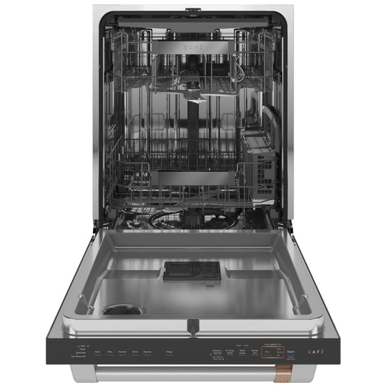Cafe 24 Inch Fully Integrated Smart Built-In Dishwasher with 16 Place Settings, Stainless Steel - CDT875P2NS1