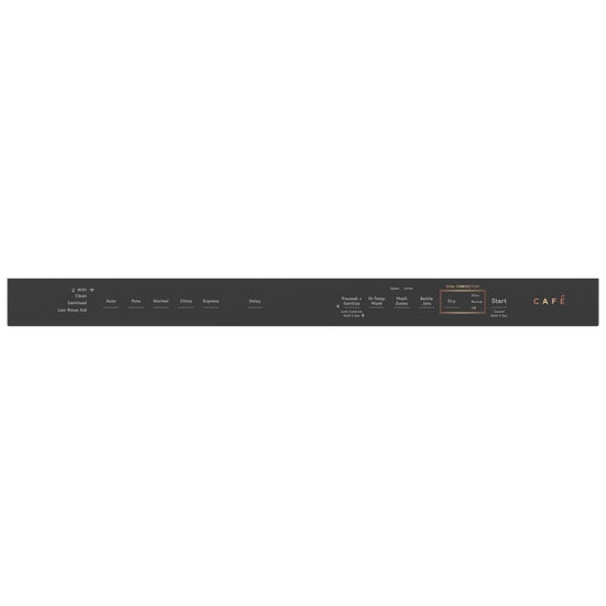 Cafe 24 Inch Built-In Top Control Dishwasher, Stainless Steel - CDT875P2NS1