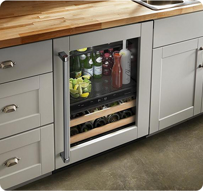 Entertain in style with bottle fridges