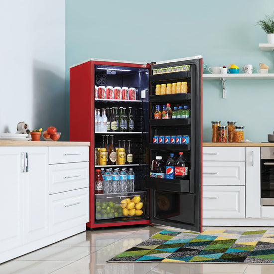 Danby 23.8 Inch 11 Cu. Ft. Single-Door Refrigerator, Red - DAR110A3LDB