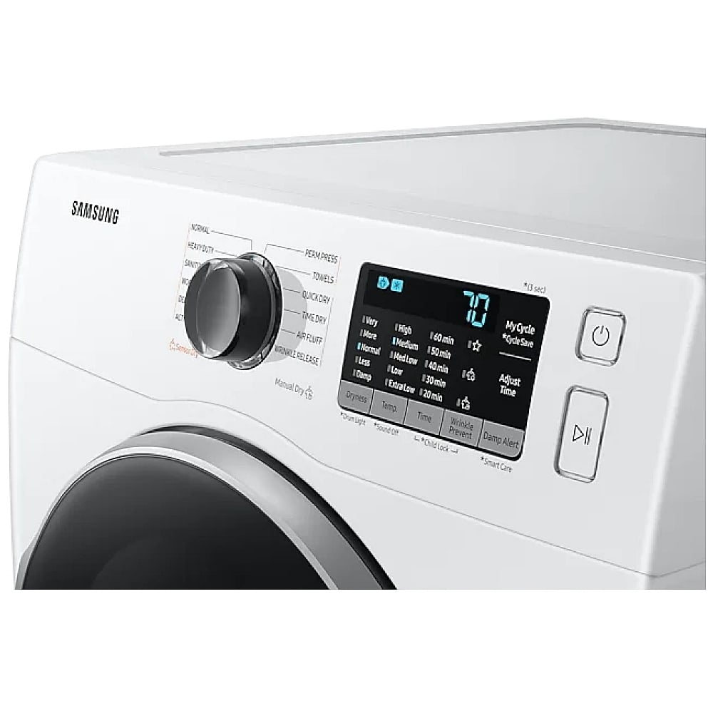 Samsung 24-Inch 4 Cu. Ft. Electric Dryer - White - DV25B6800EW/AC